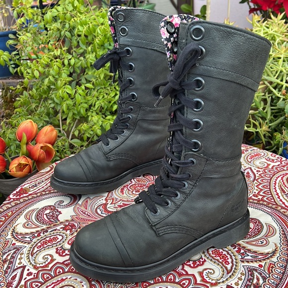 Dr. Martens Mirage Floral Triumph 1914 Tall Boots - Picture 12 of 17